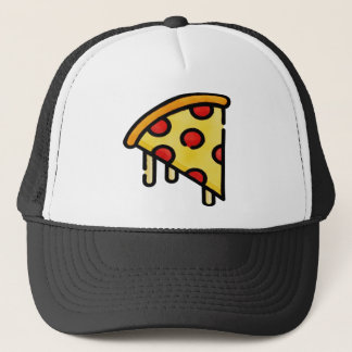 pizza, plak, pizzaplak, druppel, pepperoni, van trucker pet