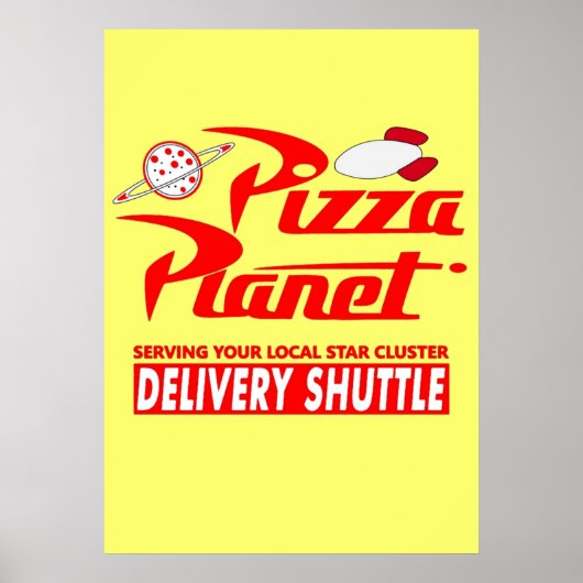 Pizza Planet Poster (Voorkant)
