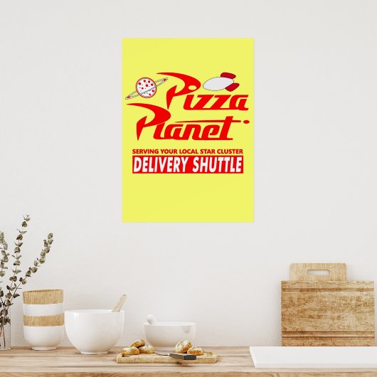 Pizza Planet Poster (Keuken)