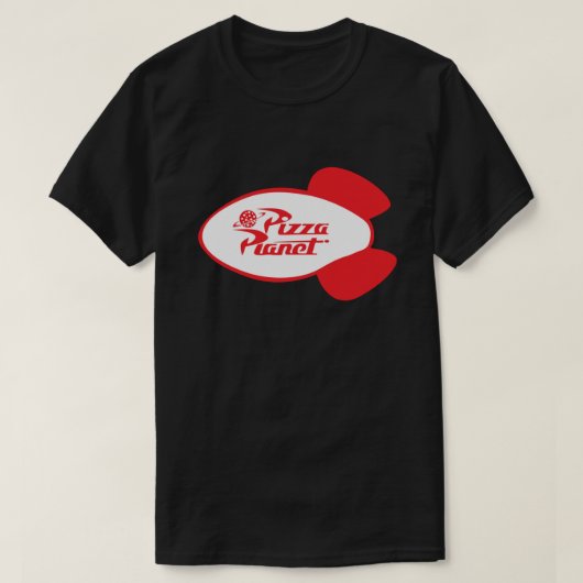 Pizza Planet Rocket Logo.png T-shirt (Design voorkant)