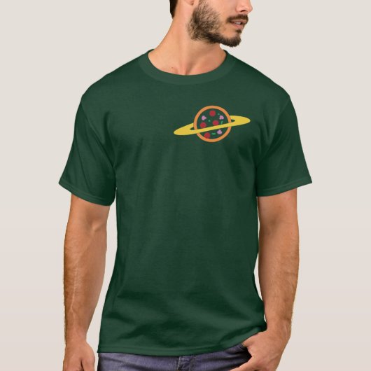 Pizza Planet Uniform grappig T-shirt (Voorkant)