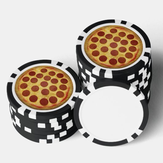 Pizza Poker Chips (Opstapeling)
