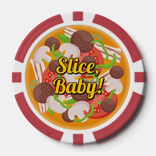 Pizza Poker Chips (Voorkant)