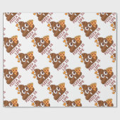 Pizza Poop Emoji Cadeaupapier (Vlak)