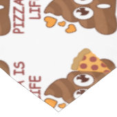 Pizza Poop Emoji Tafelkleed (Gekanteld)