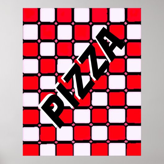 PIZZA POSTER (Voorkant)