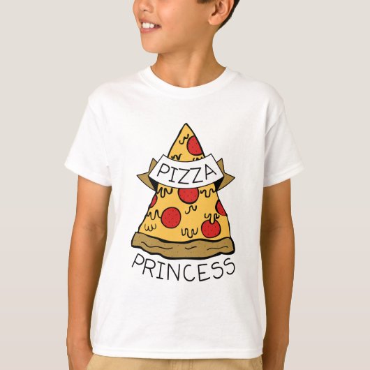 Pizza Princess T-shirt (Voorkant)