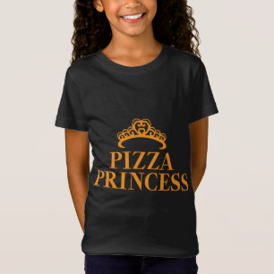 Pizza Prinses Grappige Pizza Lovers Meisjes Verjaa T-shirt