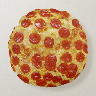 Pizza Print Round Pillow Rond Kussen