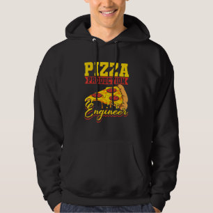 Pizza-productie-ingenieur Pizzabakker Pizzachef Hoodie