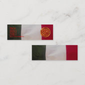 Pizza-profielkaart Mini Visitekaartje (Voorkant / Achterkant)