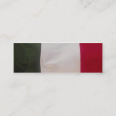 Pizza-profielkaart Mini Visitekaartje (Achterkant)