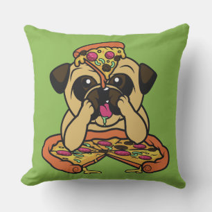 Pizza Pug kussenslopen Buitenkussen