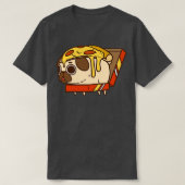 Pizza Pug T-shirt (Design voorkant)