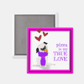 Pizza Pug: True Love Magnet (Voorkant / Achterkant)