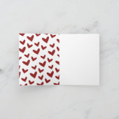 Pizza Pug: Wees van mij, valentijnskaart Kaart (Binnen)