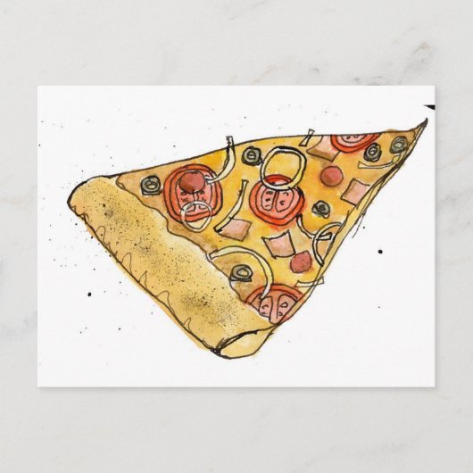 pizza punt briefkaart (Voorkant)