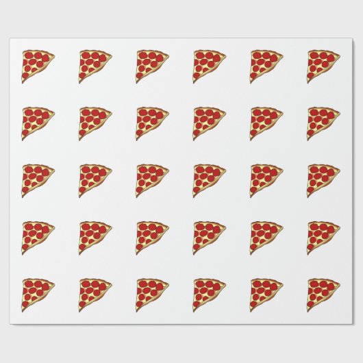 Pizza punt cadeaupapier (Vlak)