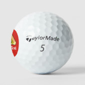 Pizza punt golfballen (Logo)
