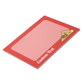 Pizza punt notitieblok (Schuin)