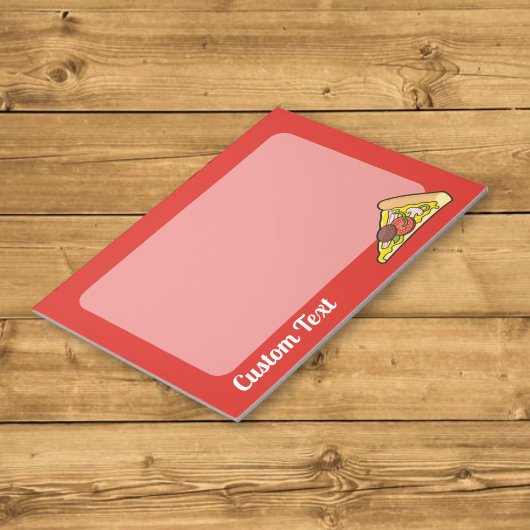 Pizza punt notitieblok