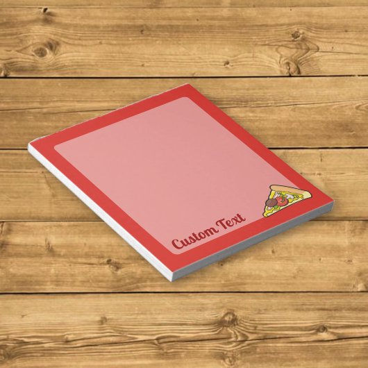 Pizza punt notitieblok