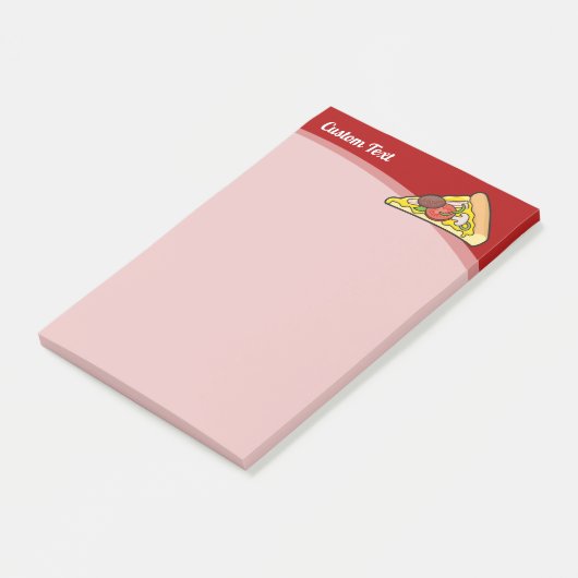 Pizza punt post-it® notes (Schuin)