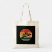 Pizza punt retro stijl vintage tote bag (Achterkant)