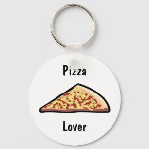 Pizza punt sleutelhanger