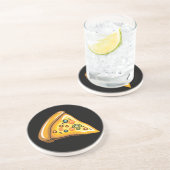 Pizza punt zandsteen onderzetter (Zijkant)