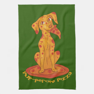 Pizza Puppy Theedoek