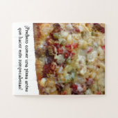 Pizza Puzzel met Spaanse (español) cita. (Horizontaal)