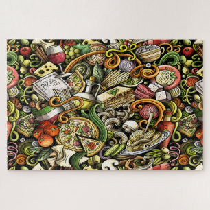 Pizza Puzzle Large Legpuzzel