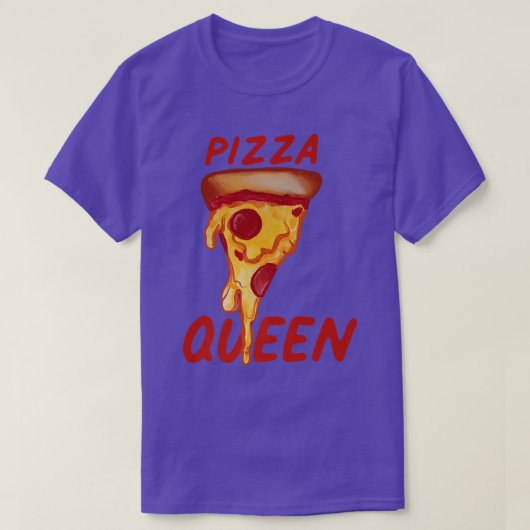 Pizza Queen 4365 T-shirt (Design voorkant)