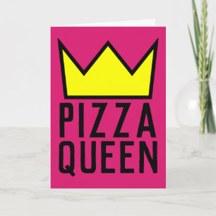 PIZZA QUEEN BIRTHDAY, GESCHIKT VOOR DE KADERING VA KAART