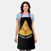 PIZZA QUEEN KITCHEN APRON SCHORT (Gedragen)