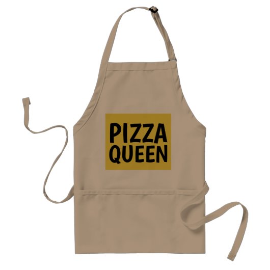 PIZZA QUEEN Kitchen Schorten (Voorkant)