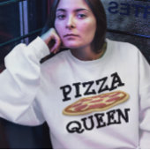 PIZZA QUEEN LADIES FUNNY T-shirts
