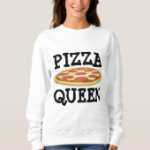 PIZZA QUEEN LADIES FUNNY T-shirts (Voorkant)