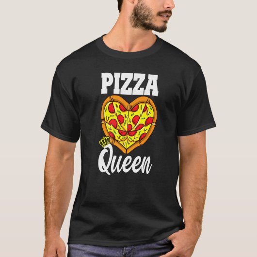 Pizza Queen Pizza Chef T-shirt (Voorkant)