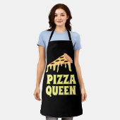 PIZZA QUEEN PRINT SCHORT (Gedragen)
