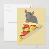 Pizza Rat Briefkaart (Voorkant / Achterkant)