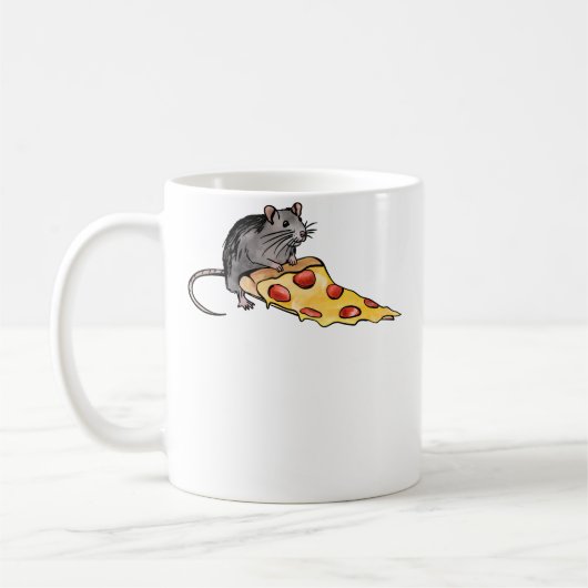 Pizza Rat Koffiemok (Links)