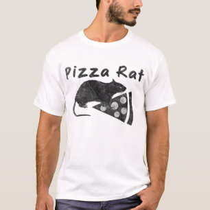 Pizza Rat (Verstoorde blik) T-shirt