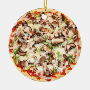 Pizza Realistisch kerstmis Keramisch Ornament