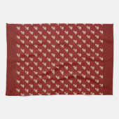 Pizza Red Kitchen Towel Theedoek (Horizontaal)