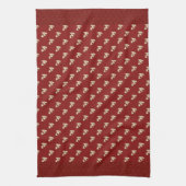 Pizza Red Kitchen Towel Theedoek (Verticaal)