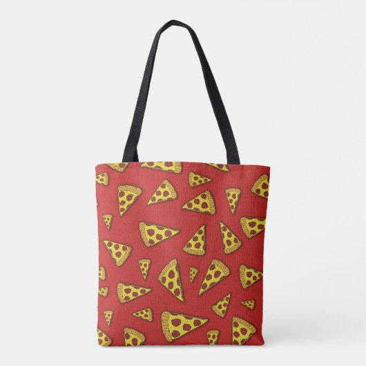 Pizza regeert! tote bag (Achterkant)