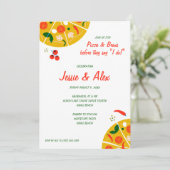 Pizza repetitie diner kaart (Staand voorkant)