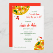 Pizza repetitie diner kaart (Voorkant / Achterkant)